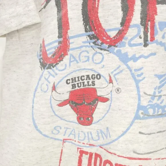 Vintage 1990 Salem Michael Jordan Stamp Pullover T-Shirt Adult